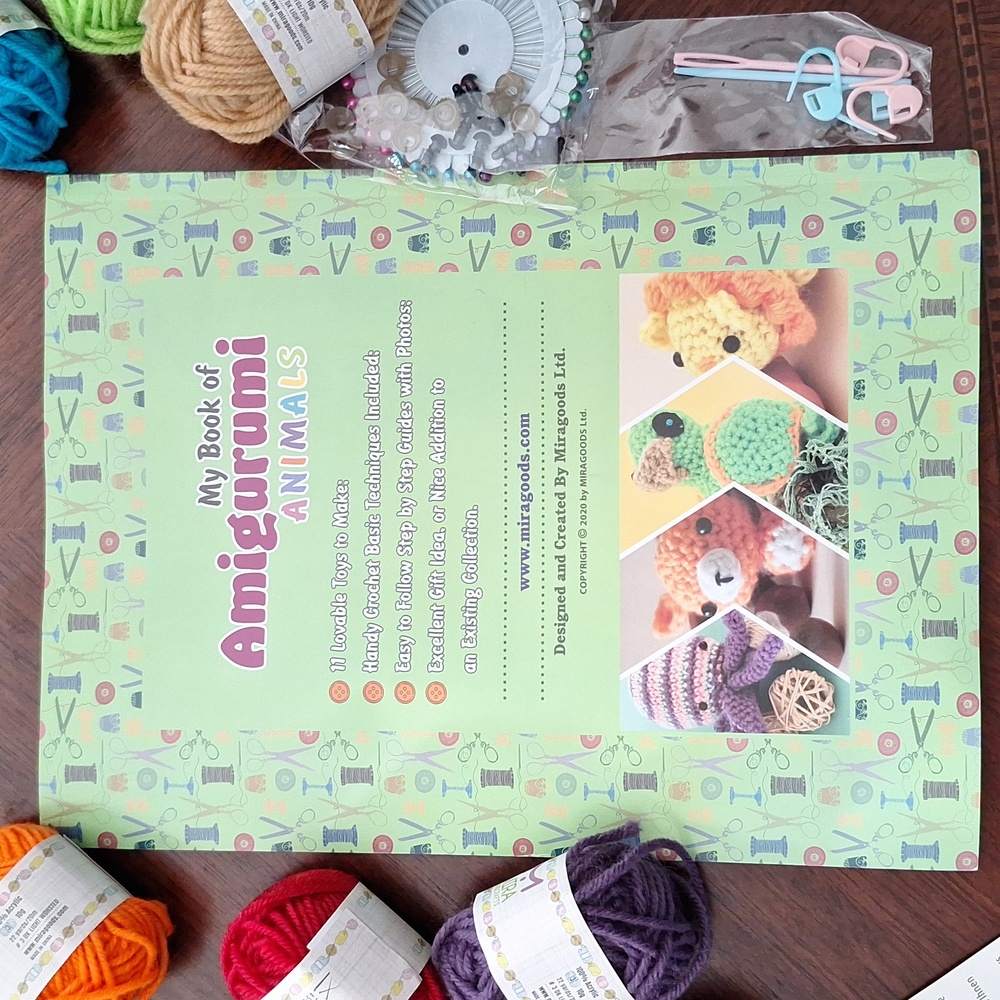 Amigurumi Animals Crochet Kit with Multicolor Yarn - Picture 4 of 4
